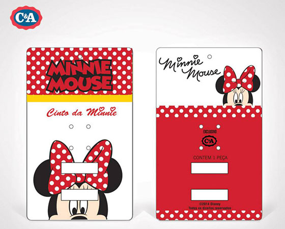 Tag de cintos Minnie para C&A