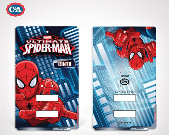 Tag de cintos Spider para C&A