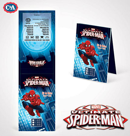 Tag de meias Spider para C&A