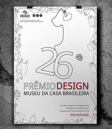 Cartaz para Museu Casa Brasileira - sustentabilidade